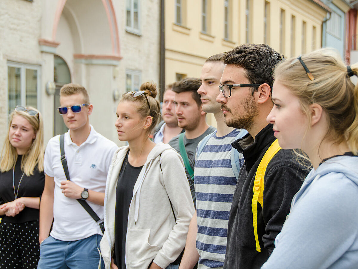 Exchange students in Greifswald - Photo: Kilian Dorner
