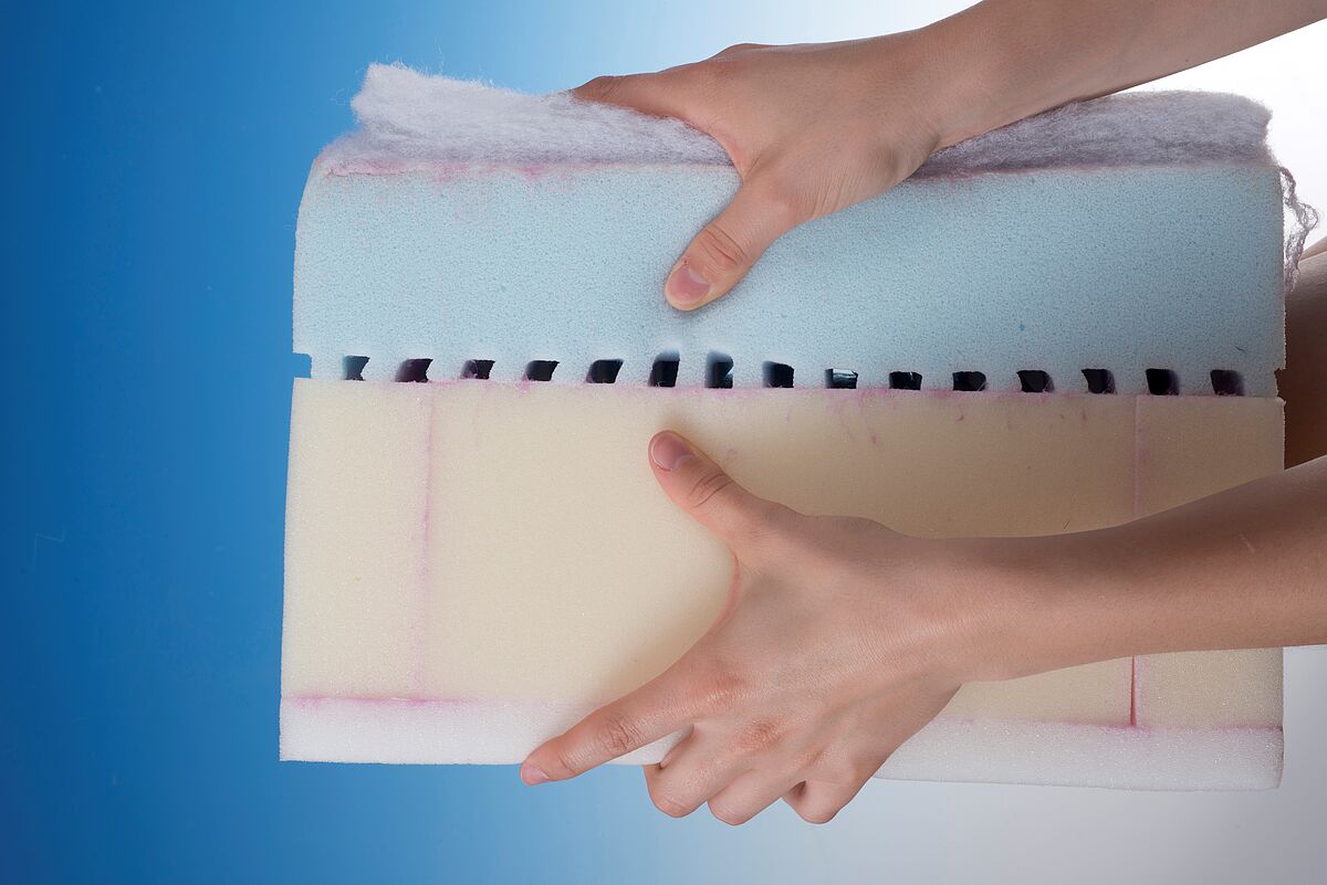 Mattress made from polyurethane © Covestro AG