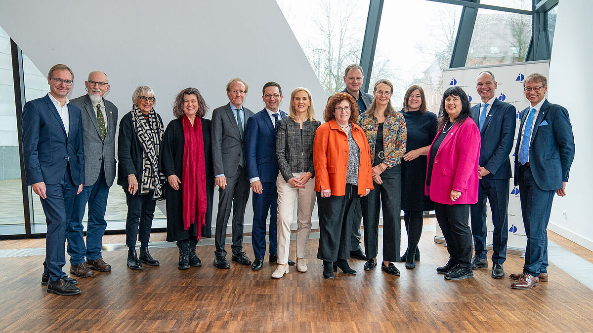 Hanse University Alliance – Launch Veranstaltung im Forum des Zentralgebäudes der Leuphana Lüneburg.